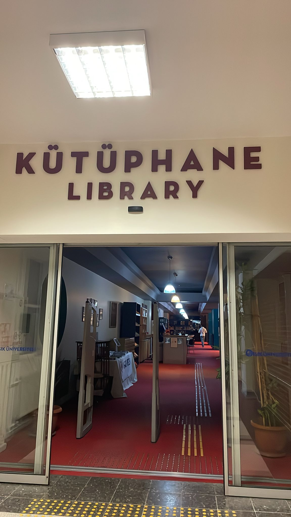 Library entrance area